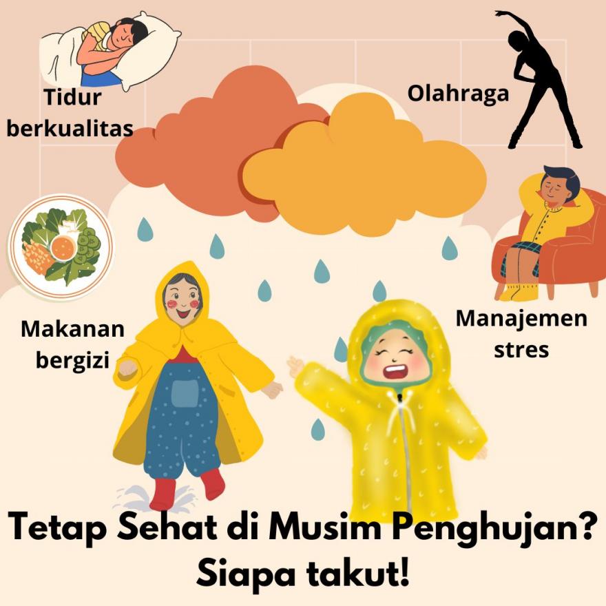Tetap Sehat di Musim Penghujan? Siapa Takut!